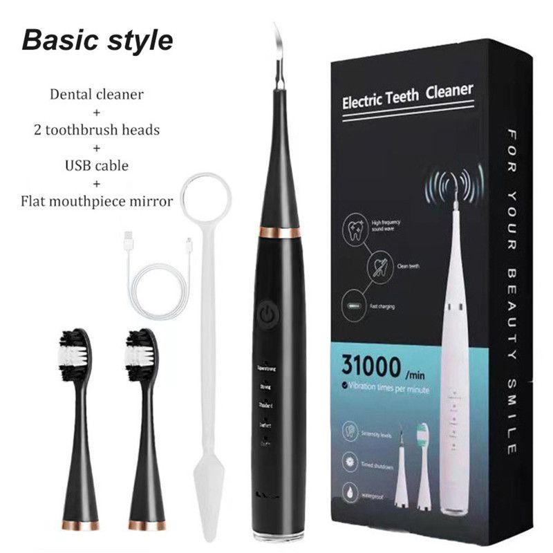 2-in-1 Ultrasonic Electric Toothbrush & Dental Tartar Remover Kit