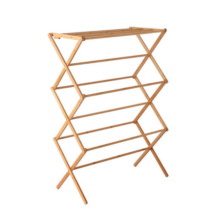 Artiss Foldable Bamboo Clothes Airer, 11 Bars