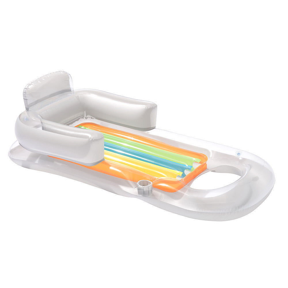 Bestway Inflatable Pool Lounge with Cup Holders - 161 x 84cm