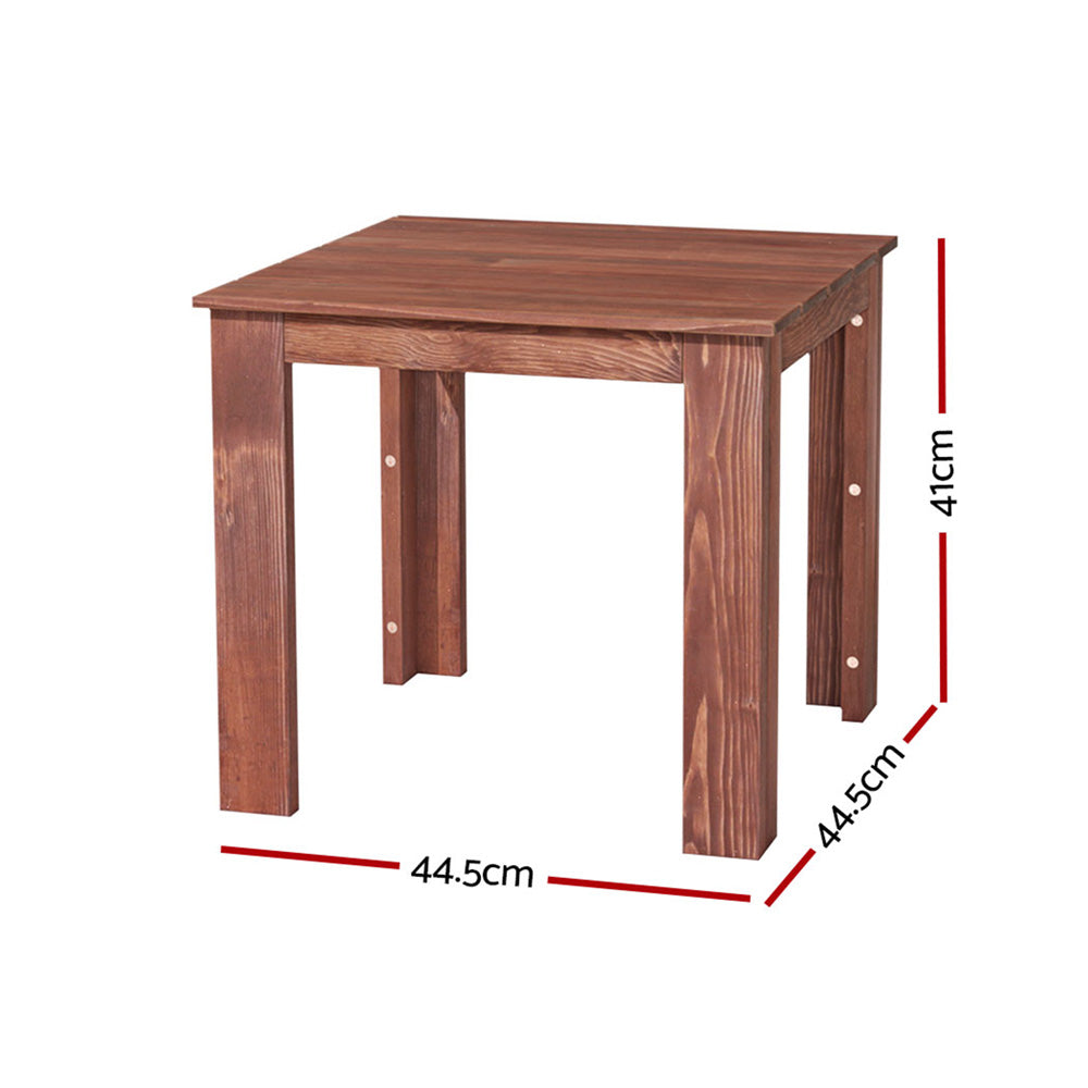 Gardeon Fir Wood Outdoor Side Table