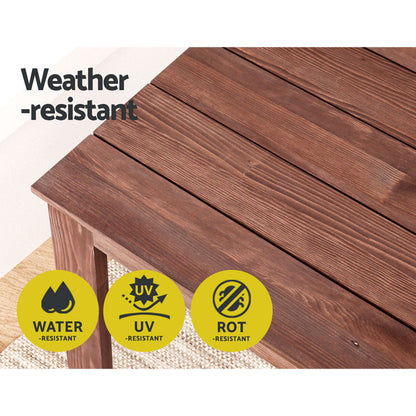 Gardeon Fir Wood Outdoor Side Table