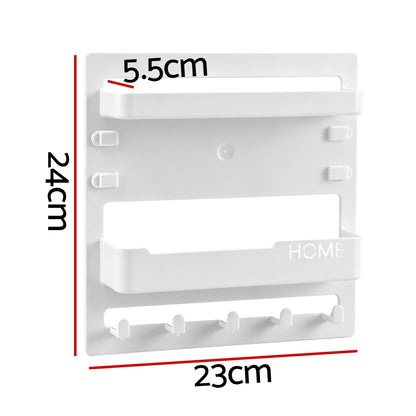 Artiss No-Drill Self-Adhesive Bedside Floating Shelf & Nightstand Organizer