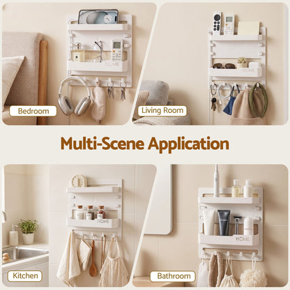 Artiss No-Drill Self-Adhesive Bedside Floating Shelf & Nightstand Organizer