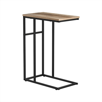 Artiss Anika Walnut C-Shaped Side Table