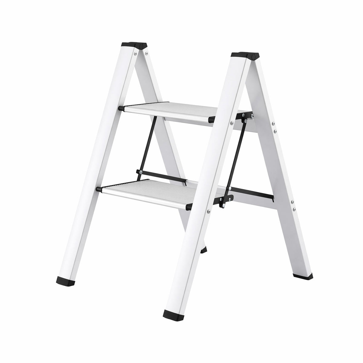 Giantz 2-Step Folding Aluminium Ladder, 150 kg Capacity