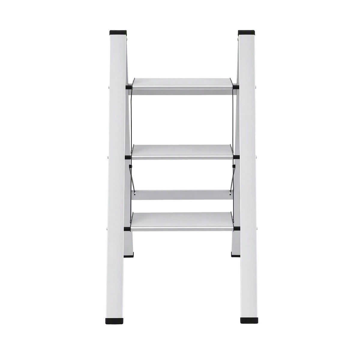 Giantz 3-Step Folding Aluminium Ladder, 150 kg Capacity