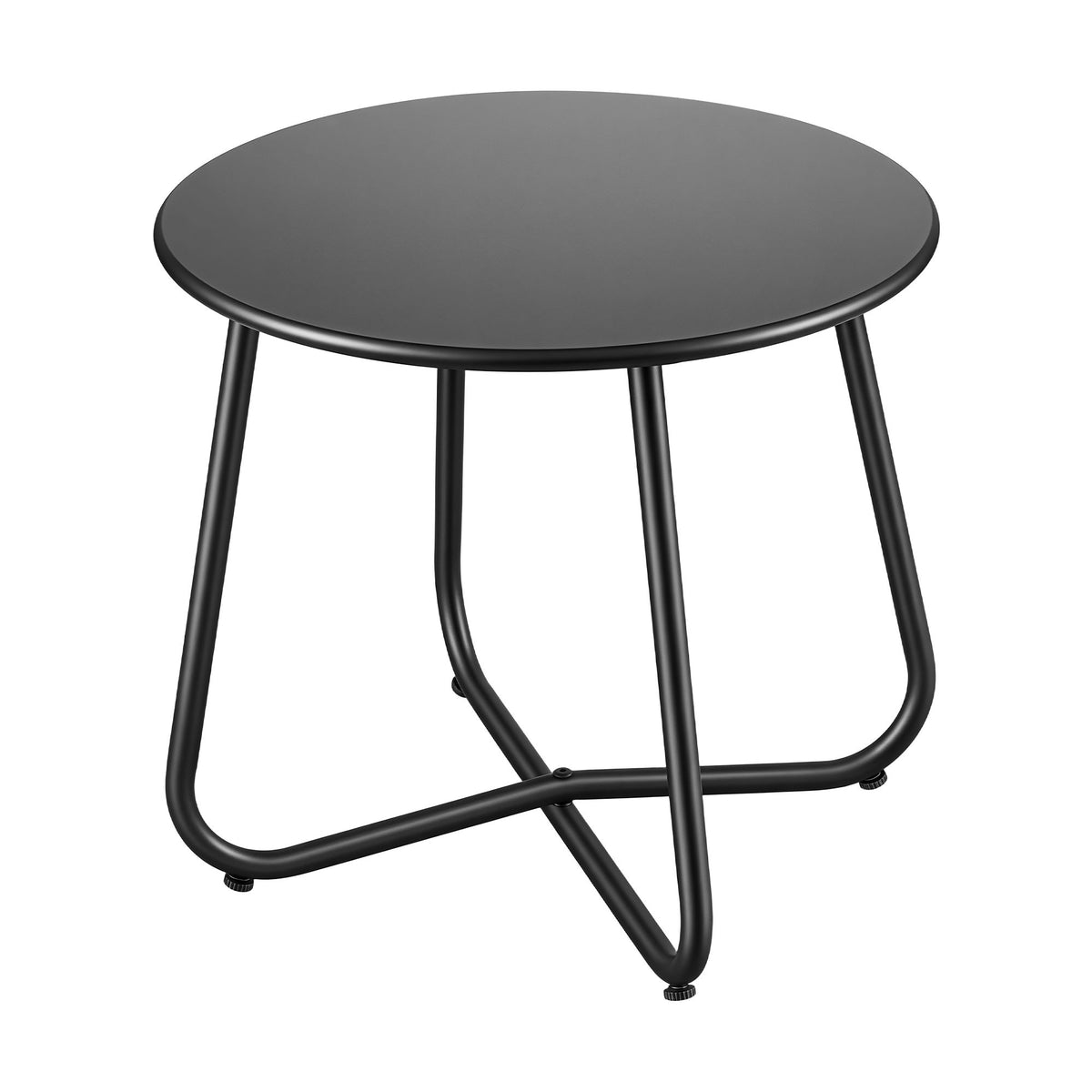 Gardeon Outdoor Side Table - Heavy-Duty Steel Frame Accent Table for Patio & Balcony