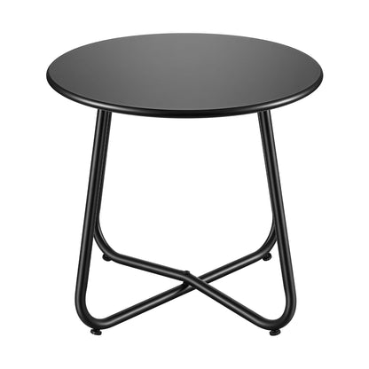 Gardeon Outdoor Side Table - Heavy-Duty Steel Frame Accent Table for Patio & Balcony