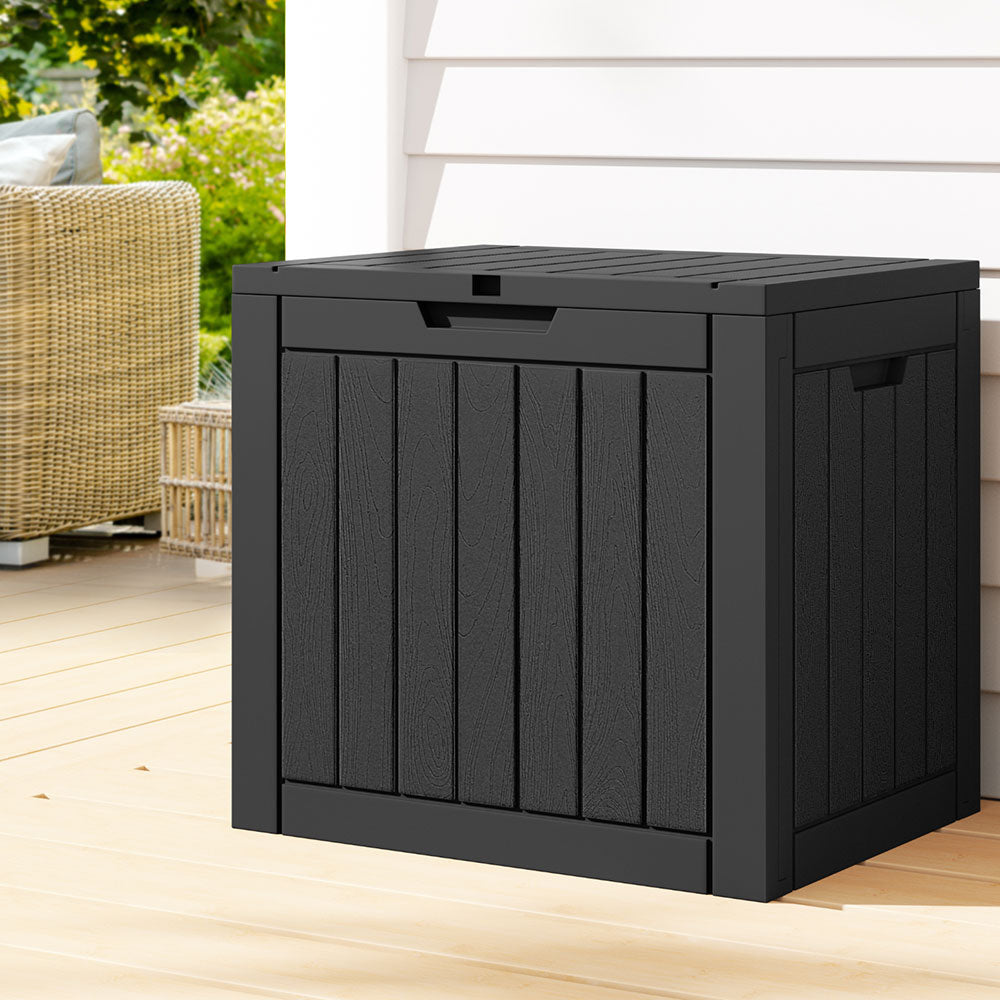 Gardeon 118L Outdoor Storage Box with Bench