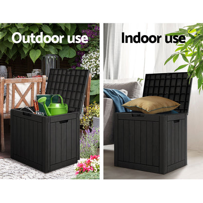 Gardeon 118L Outdoor Storage Box with Bench