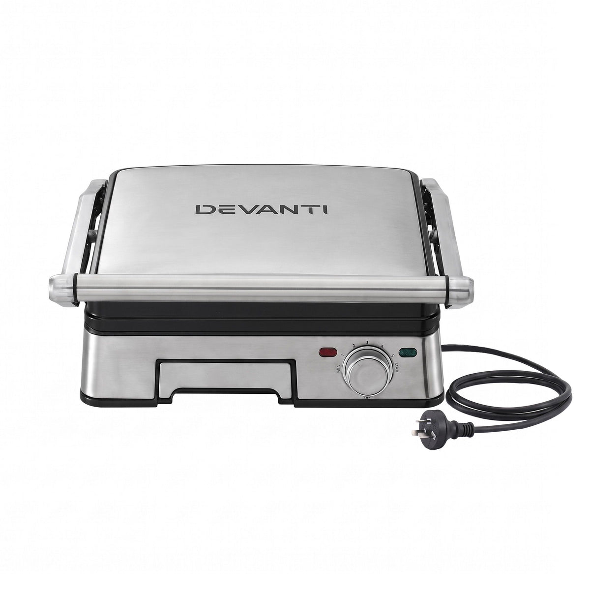 Devanti 2000W 3-in-1 4-Slice Panini Press & Grill
