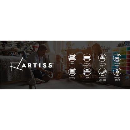 Artiss Thyme White Bedside Table