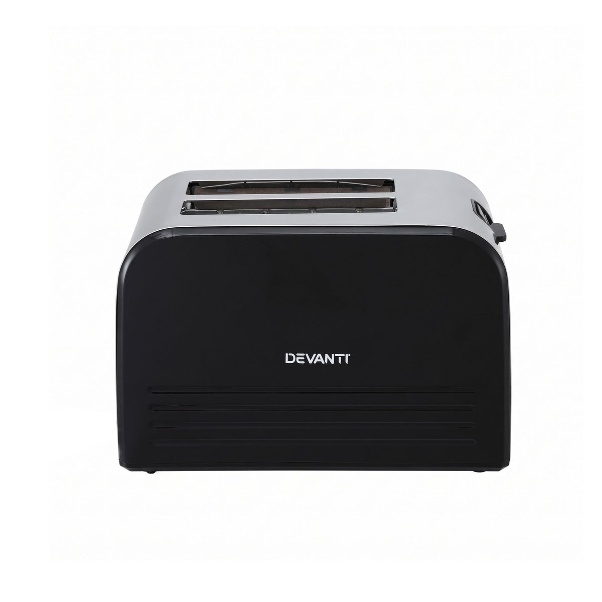 Devanti 2-Slice Toaster with LED Display & 6 Browning Levels