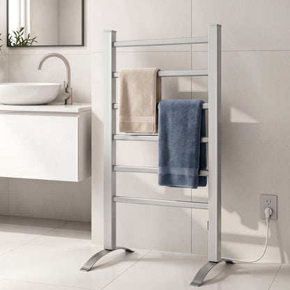 Devanti 6-Bar Freestanding Heated Towel Rail