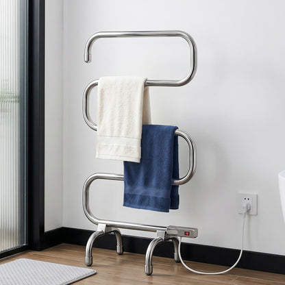 Devanti 5-Bar Freestanding Heated Towel Rail