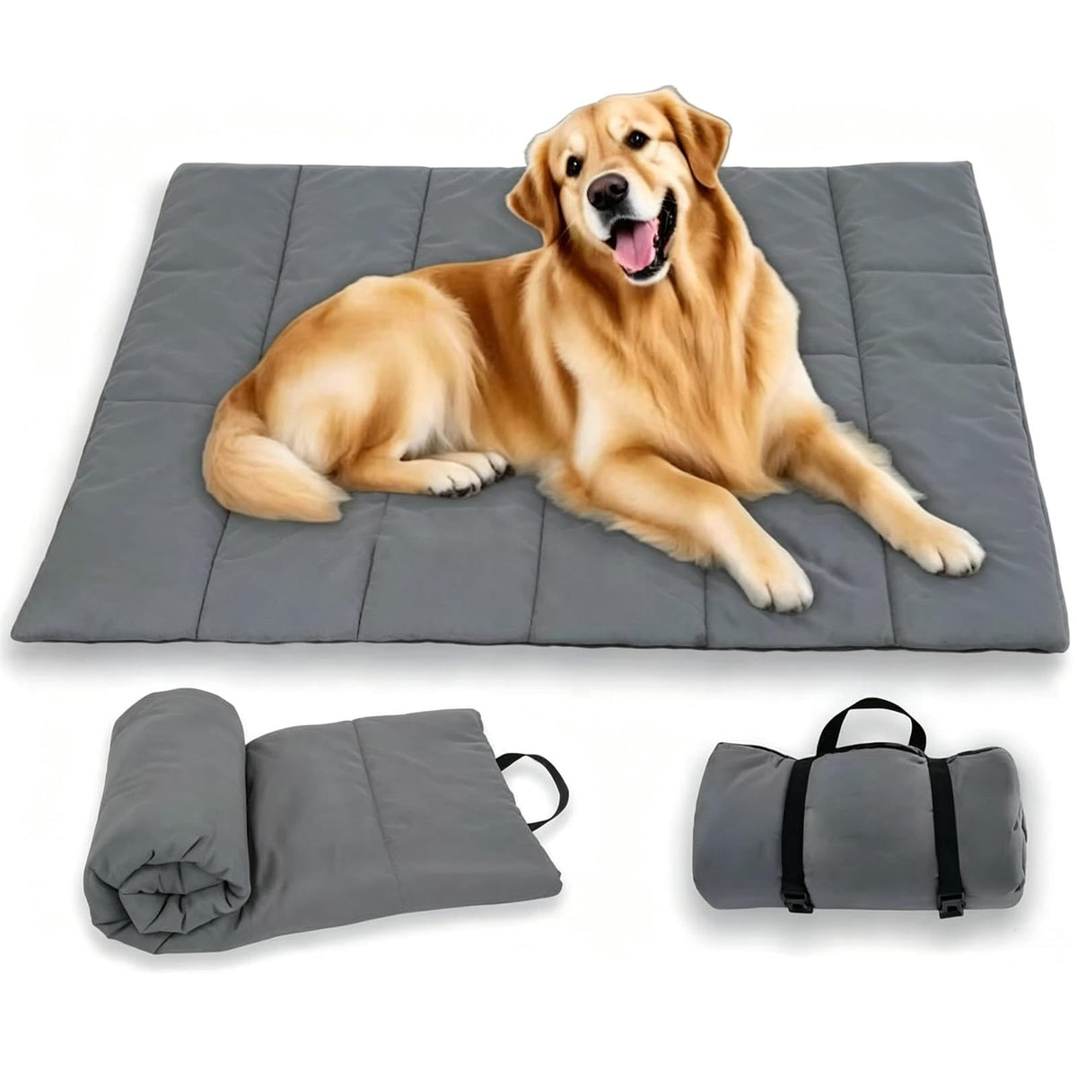 Foldable Waterproof Dog Travel Mat, 110 × 68 cm