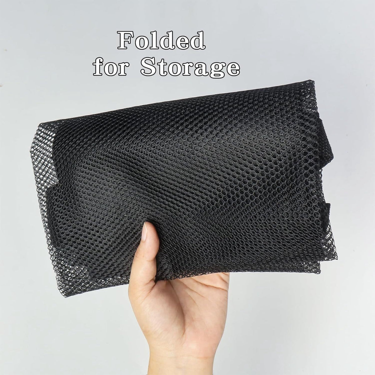 Car Ceiling Fishing Rod Holder with Storage Net - Holds Up to 5 Rods