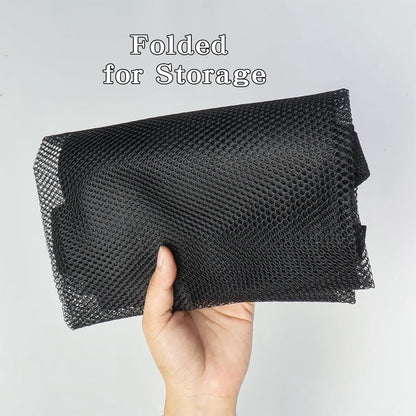 Car Ceiling Fishing Rod Holder with Storage Net - Holds Up to 5 Rods