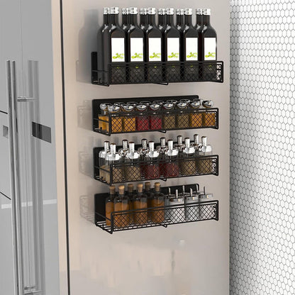 Magnetic Wall-Mounted Fridge Spice Rack & Kitchen Organizer