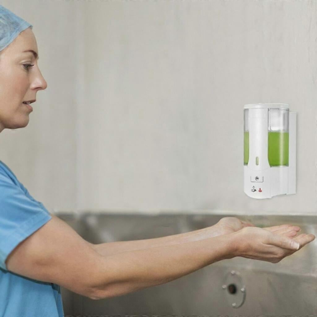 Wall-Mounted 450ml Automatic Touchless Soap & Sanitizer Dispenser