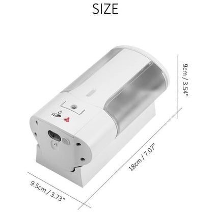 Wall-Mounted 450ml Automatic Touchless Soap & Sanitizer Dispenser