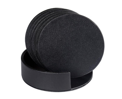 6Pcs Faux Leather Marble Coasters Cup Mat Pad Holder Placemat Dining Table Decor- G