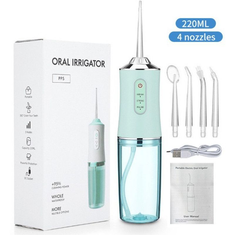 Portable Cordless Electric Water Flosser & Oral Irrigator