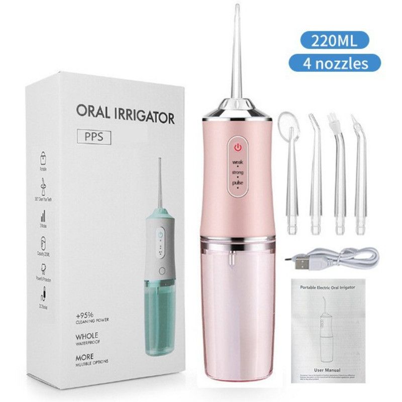 Portable Cordless Electric Water Flosser & Oral Irrigator