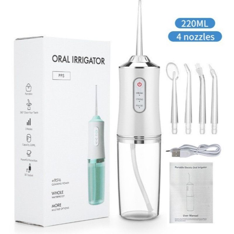 Portable Cordless Electric Water Flosser & Oral Irrigator