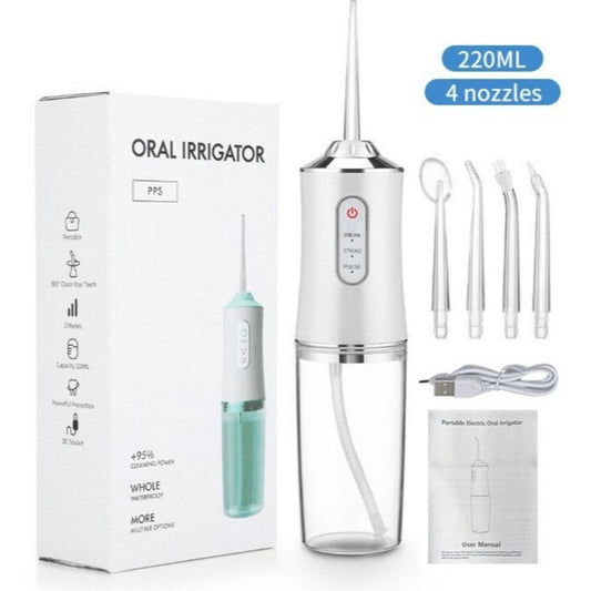 Portable Cordless Electric Water Flosser & Oral Irrigator