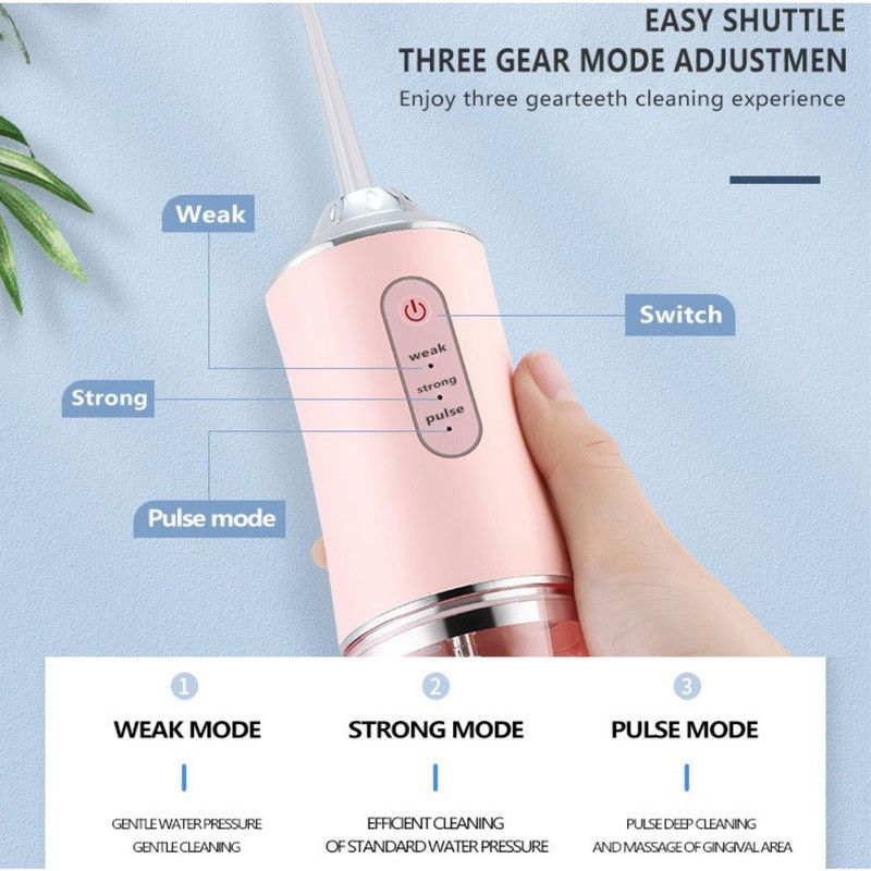 Portable Cordless Electric Water Flosser & Oral Irrigator