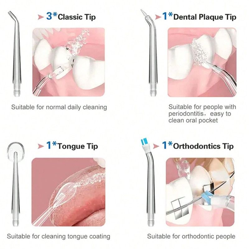 Portable Cordless Electric Water Flosser & Oral Irrigator