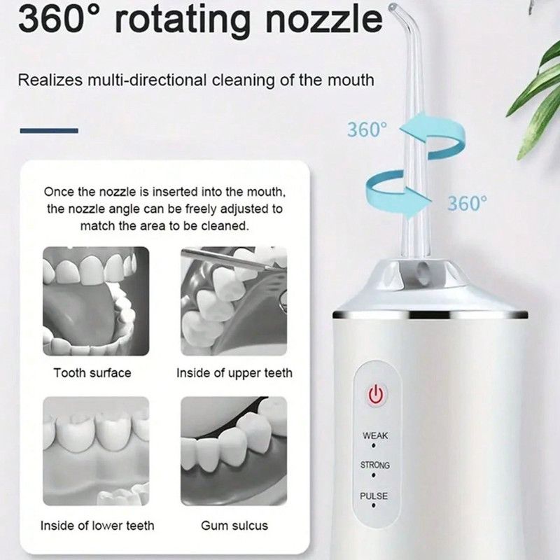 Portable Cordless Electric Water Flosser & Oral Irrigator