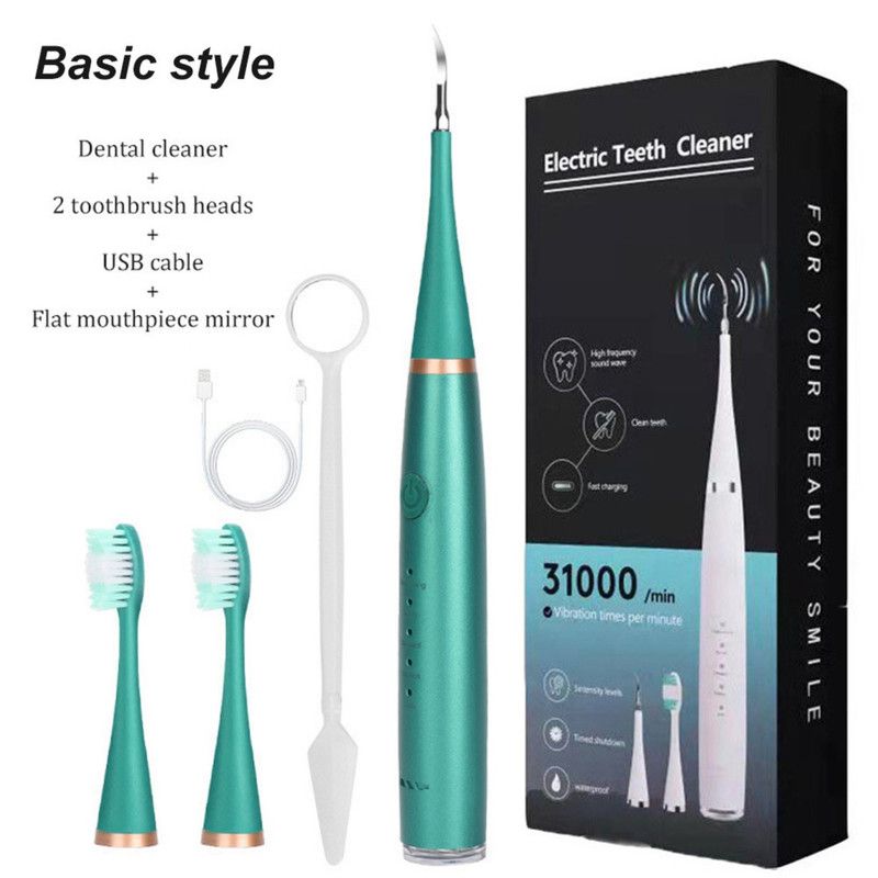 2-in-1 Ultrasonic Electric Toothbrush & Dental Tartar Remover Kit