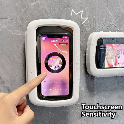 360° Rotatable Waterproof Shower Phone Holder Case