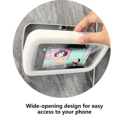 360° Rotatable Waterproof Shower Phone Holder Case