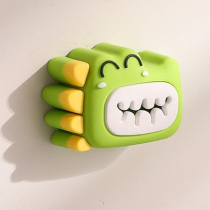 Cartoon Dinosaur No-Drill Wall Mounted Towel Clip
