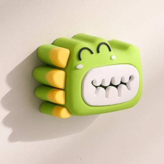 Cartoon Dinosaur No-Drill Wall Mounted Towel Clip