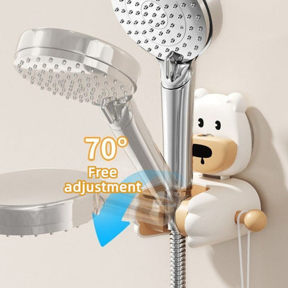 Adjustable Cartoon Suction Shower Head Holder