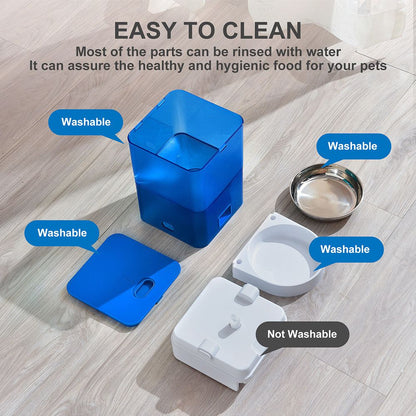 4L Pet Feeder with WiFi or Button Control
