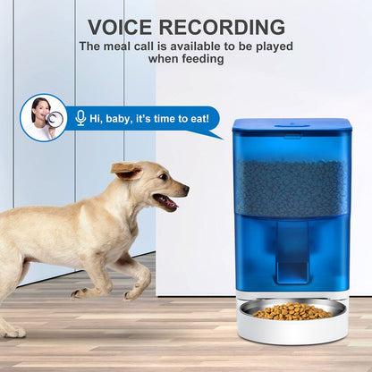 4L Pet Feeder with WiFi or Button Control