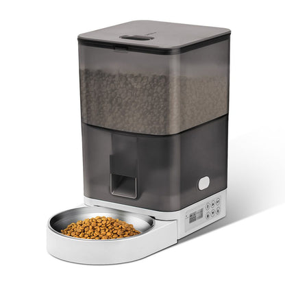 4L Pet Feeder with WiFi or Button Control