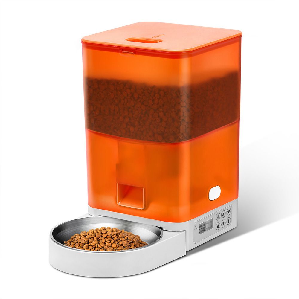 4L Pet Feeder with WiFi or Button Control
