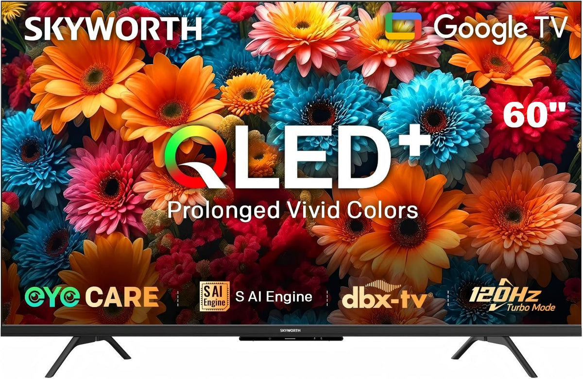 SKYWORTH Q6600H 60-inch 4K QLED+ Google TV