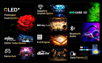 SKYWORTH Q6600H 60-inch 4K QLED+ Google TV