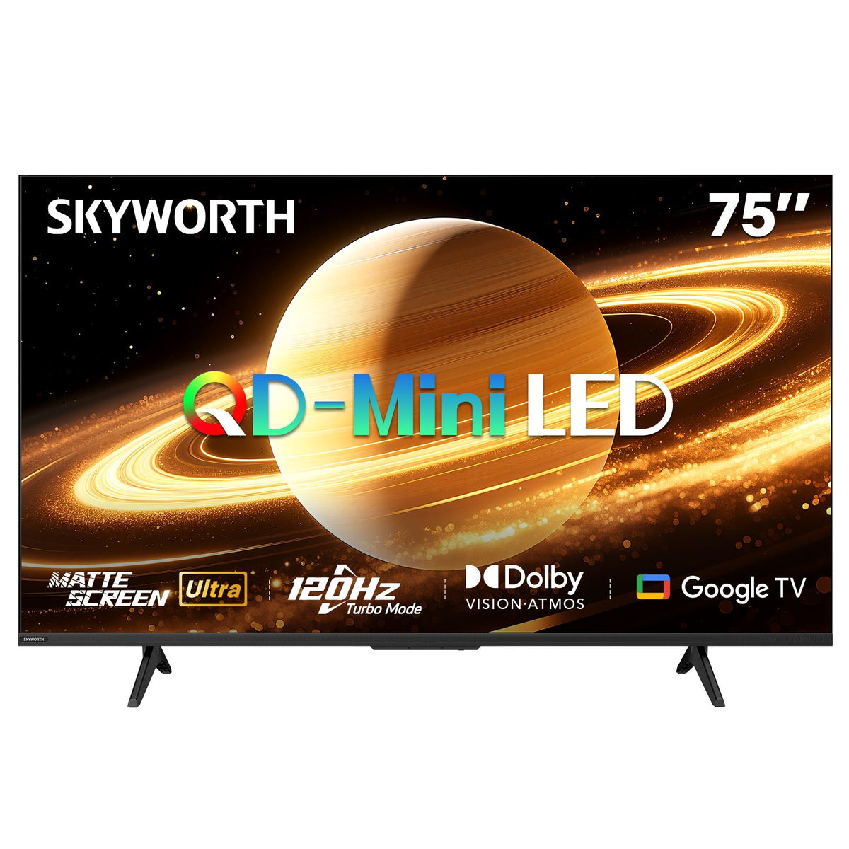 SKYWORTH 75X6600H 75-inch QD-Mini LED 4K Smart TV