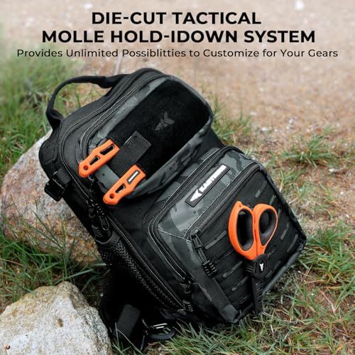 Fishing Sling Bag with Rod Holder - 3 Colours