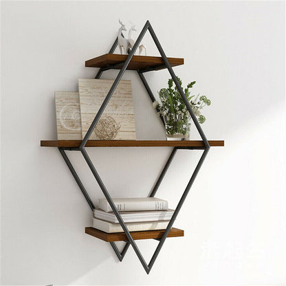 Vintage Rustic 3-Tier Floating Shelves