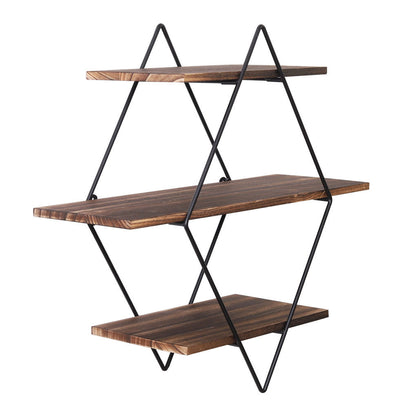 Vintage Rustic 3-Tier Floating Shelves
