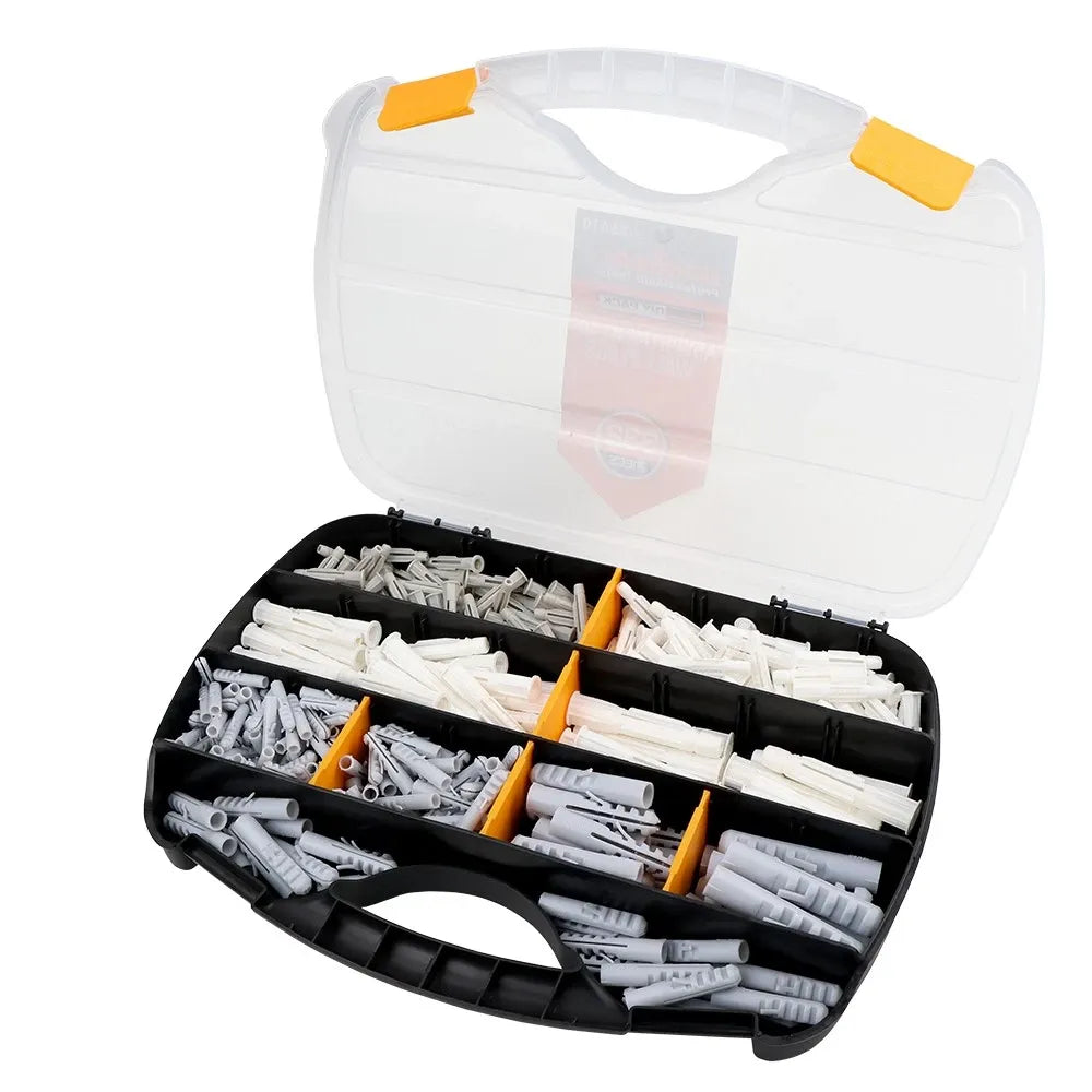 332-Piece Wall Anchor and Screw Kit with Storage Case